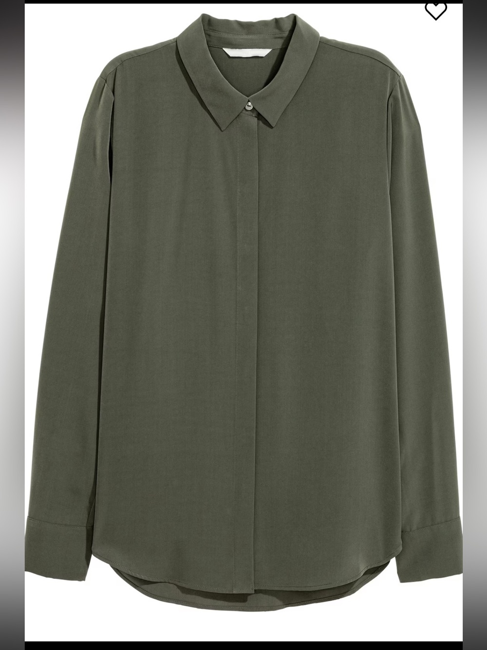 Women's long-sleeve collared shirt